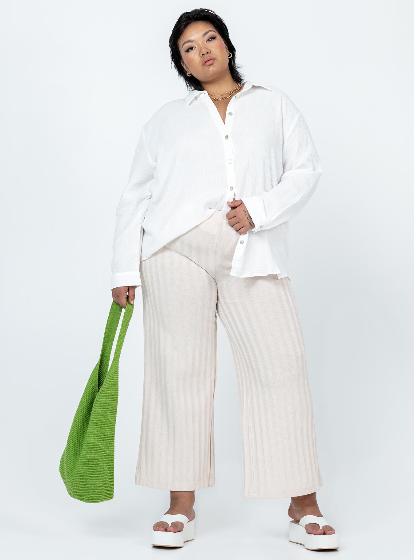 Augustus Pants Cream Curve - Image 3